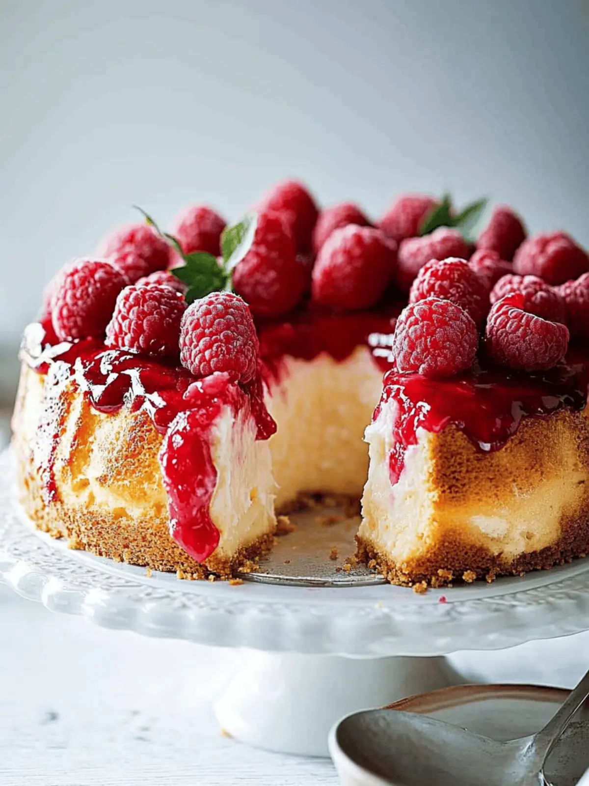 Raspberry Limoncello Souffle Cheesecake for Special Moments 2 Raspberry Limoncello Souffle Cheesecake