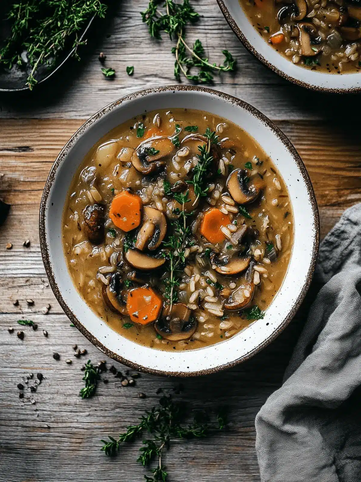 Delicious Wild Rice Mushroom Soup for Cozy Comfort Nights 4 Wild Rice Mushroom Soup