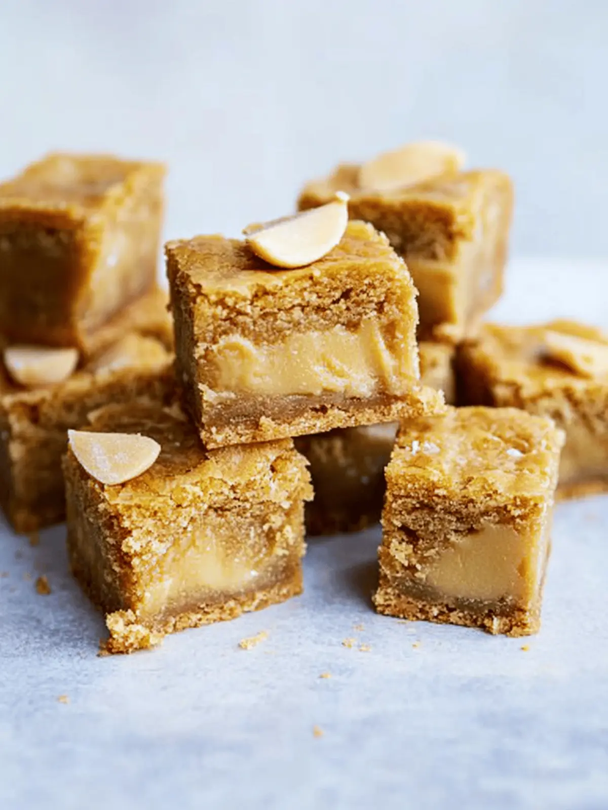 Condensed milk blondies