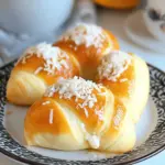 Delicious Coconut Buns with Milky Sweet Coconut Filling Recipe 7 Coconut Buns with Milky Sweet Coconut Filling