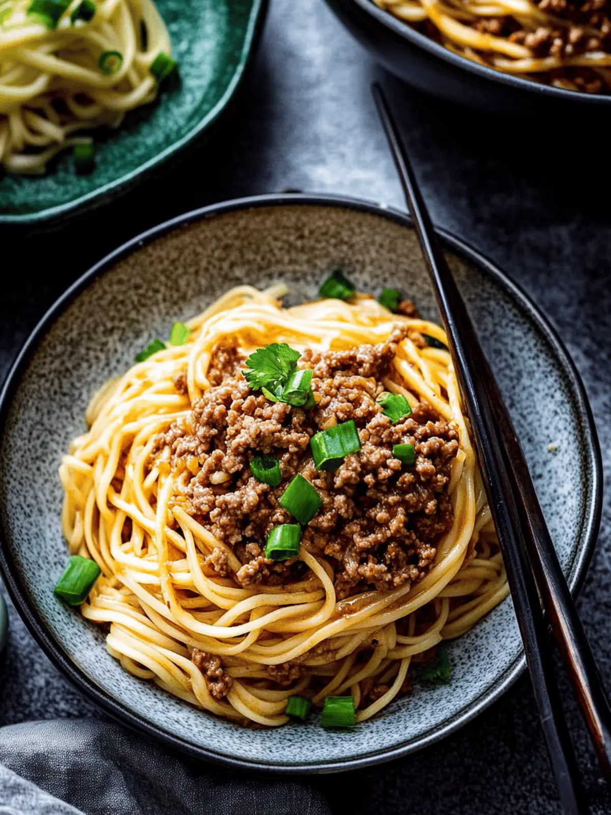Asian Ground Beef Noodles