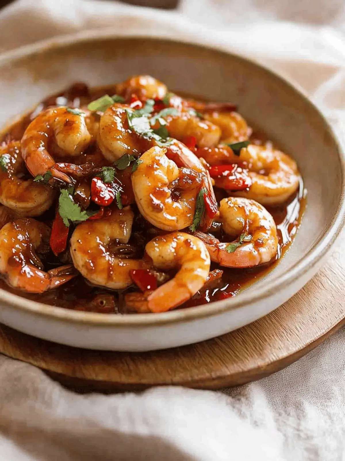 Asian Chilli Garlic Prawns