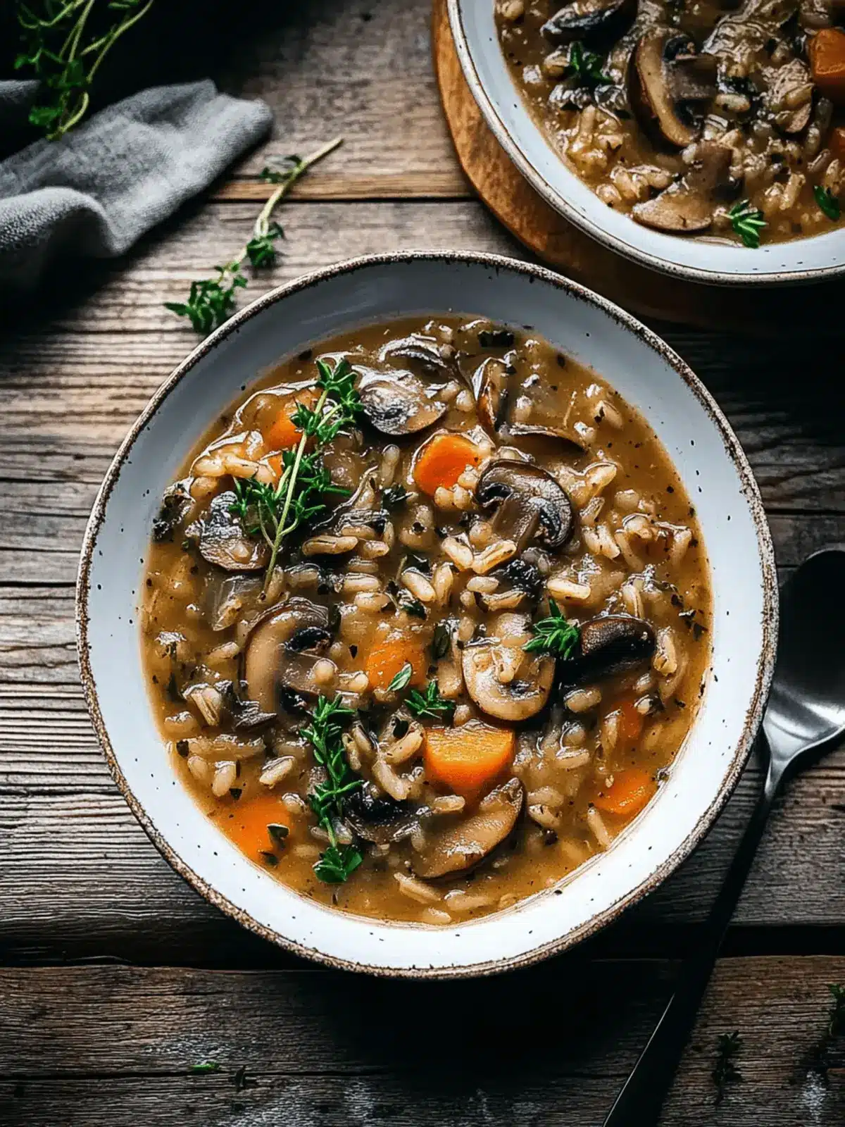 Delicious Wild Rice Mushroom Soup for Cozy Comfort Nights 2 Wild Rice Mushroom Soup