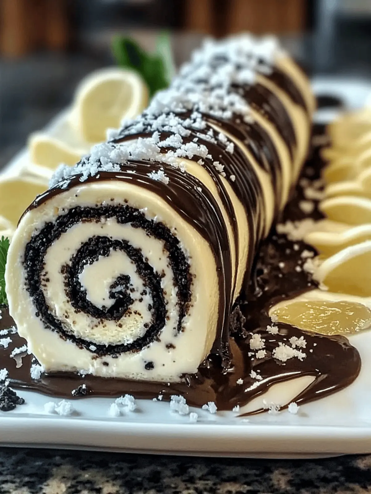 Delicious No-Bake Oreo Cheesecake Sushi Rolls in 15 Minutes 2 No-Bake Oreo Cheesecake Sushi Rolls