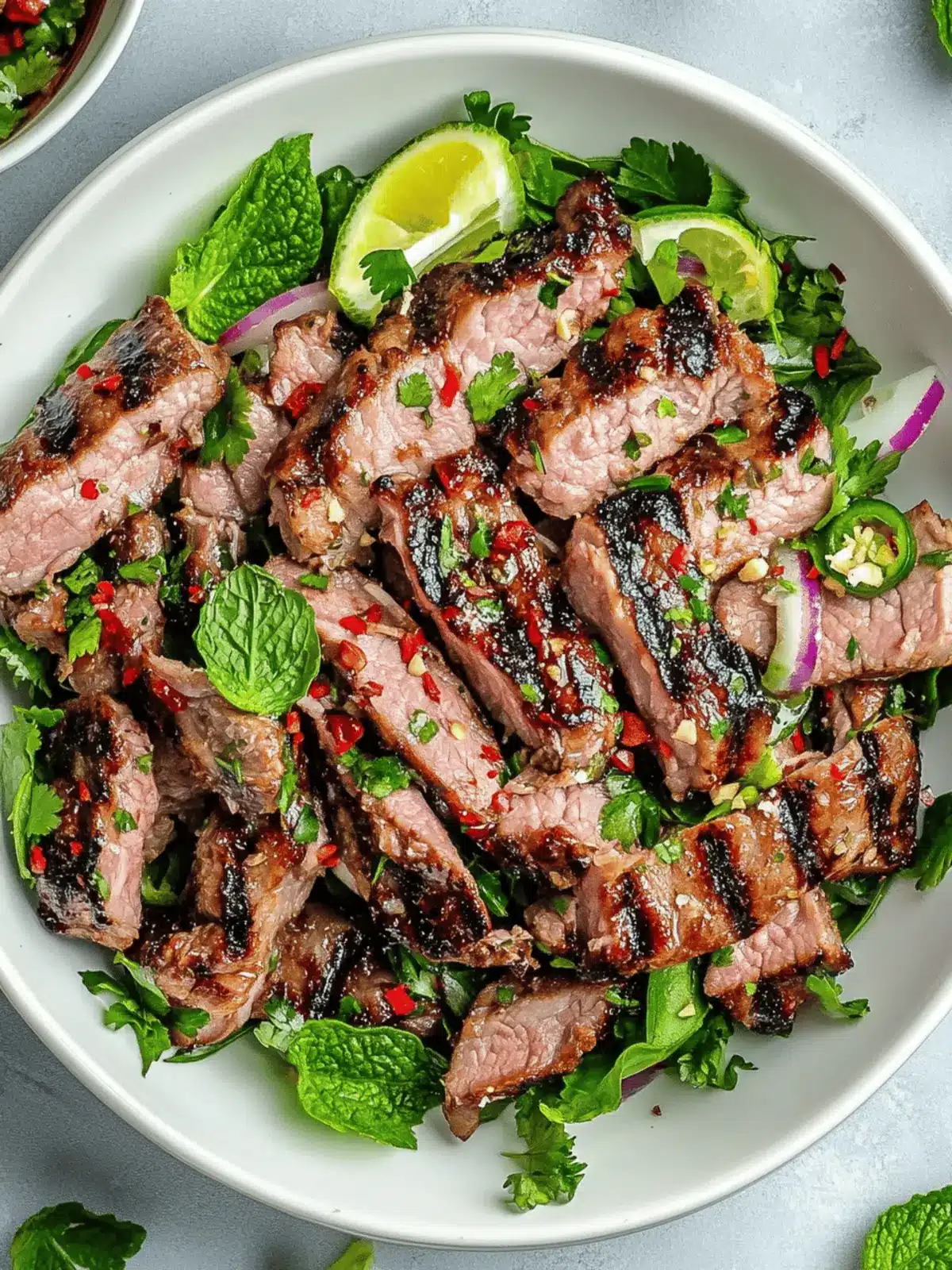 Grilled Thai Pork Salad