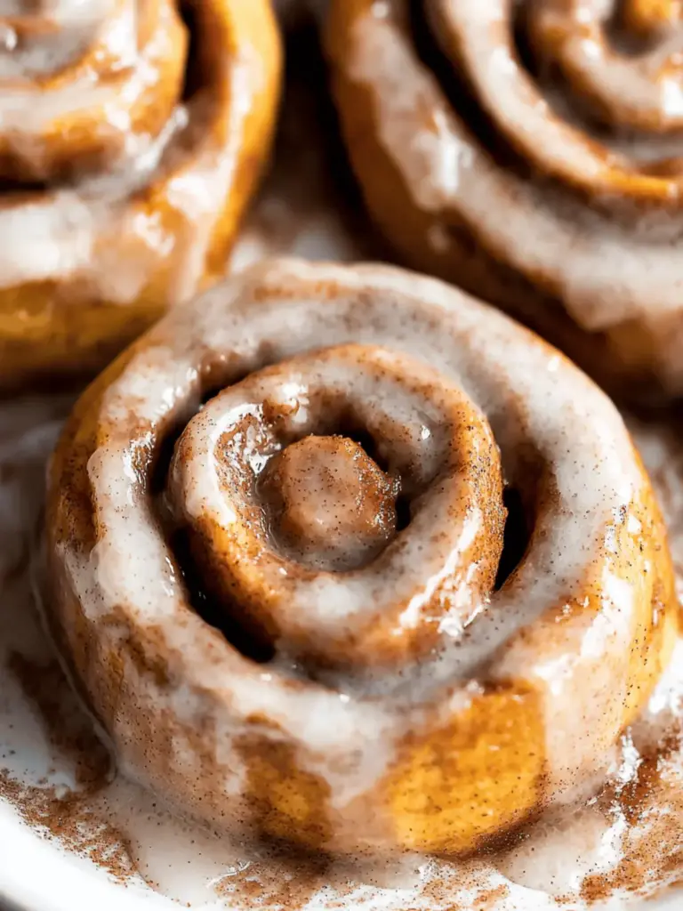 Gluten Free Pumpkin Cinnamon Rolls