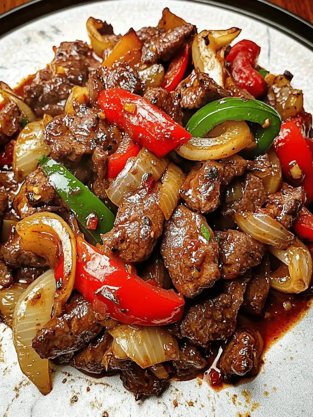 Irresistible Pepper Steak with Bell Peppers and Onion Delight 2 Pepper Steak with Bell Peppers and Onion