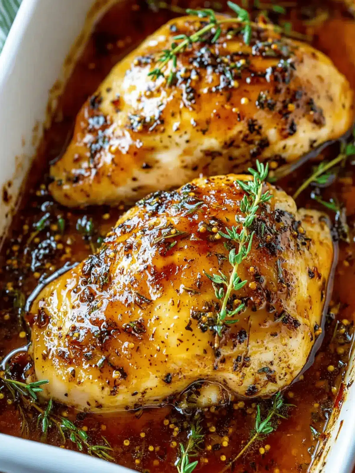 Easy Baked Honey Dijon Chicken