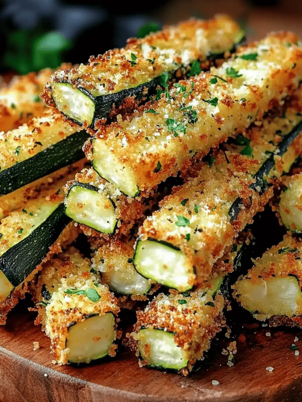 Zesty Baked Zucchini Sticks