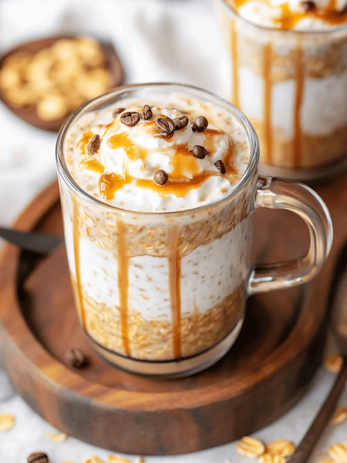 Caramel Macchiato Protein Overnight Oats