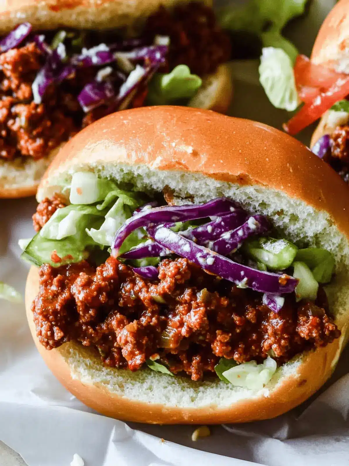 Smoky Sloppy Joes with Green Chiles and Greek Yogurt Slaw Bliss 2 Smoky Sloppy Joes with Green Chiles and Greek Yogurt Slaw