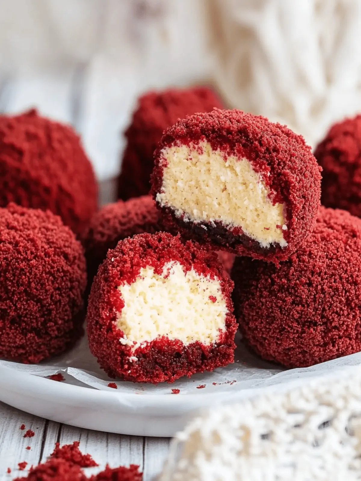 Red Velvet Cheesecake Bites