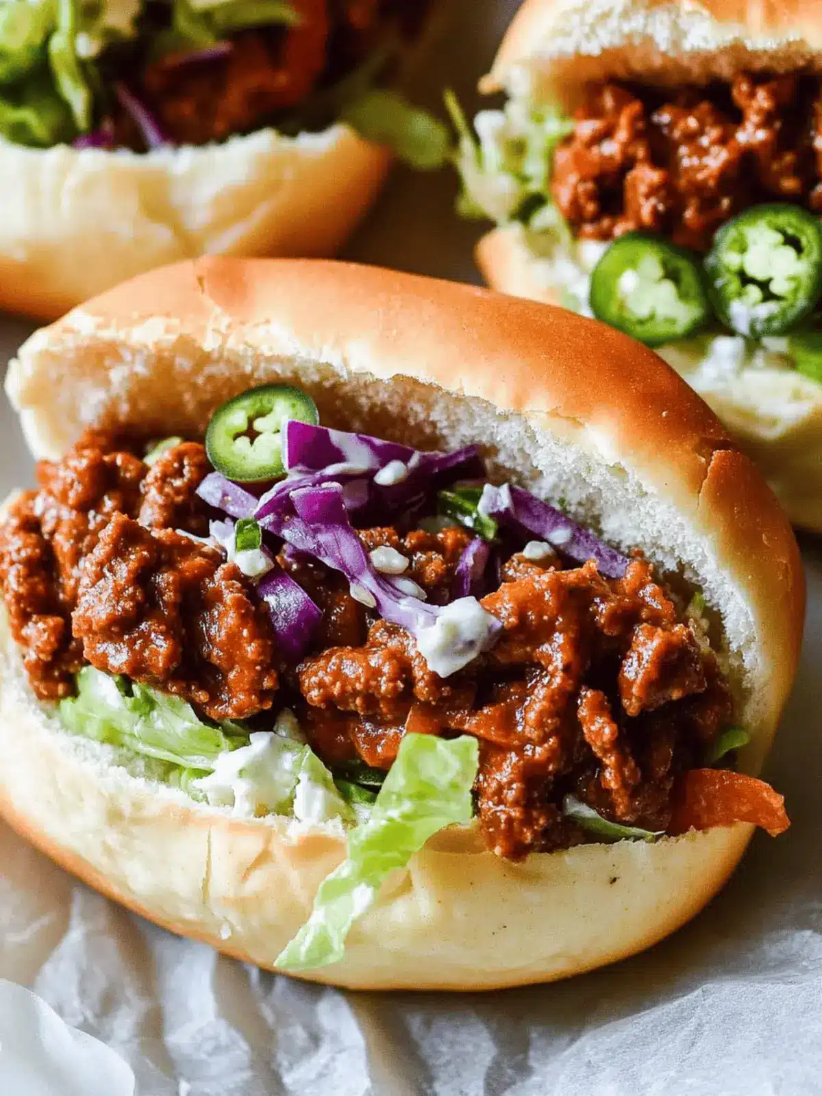 Smoky Sloppy Joes with Green Chiles and Greek Yogurt Slaw Bliss 3 Smoky Sloppy Joes with Green Chiles and Greek Yogurt Slaw