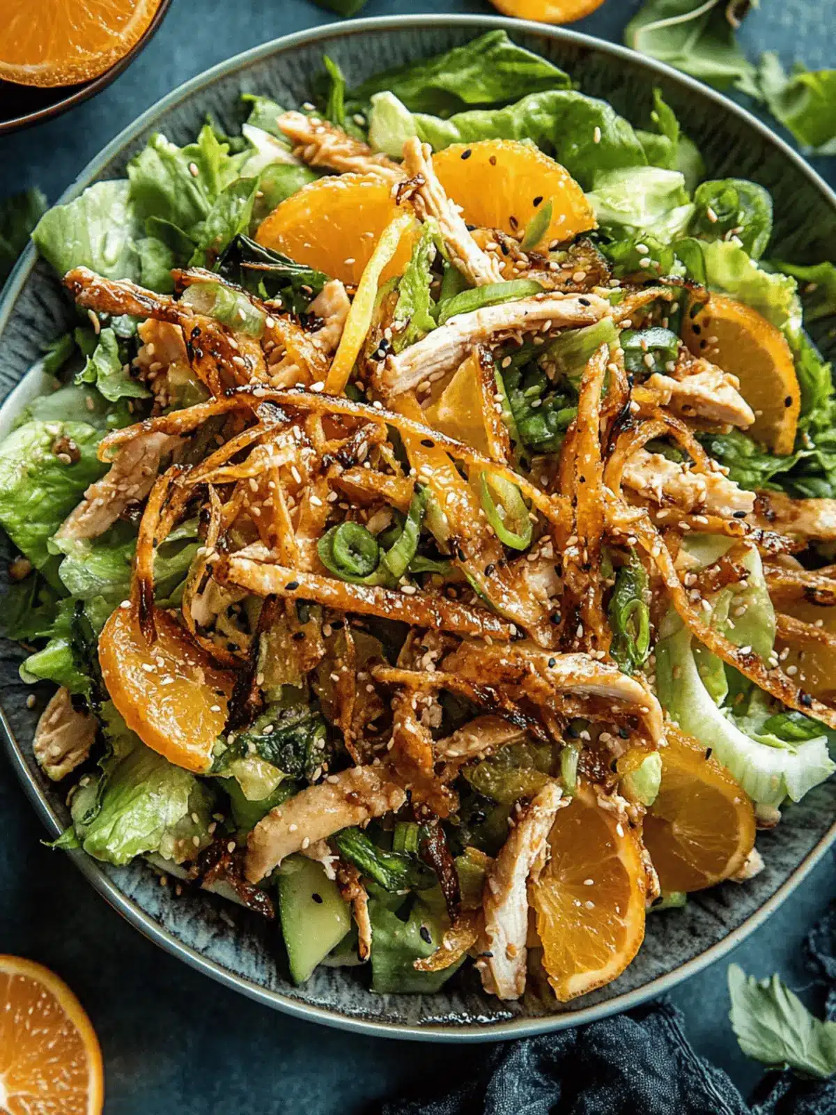 Zesty Sesame Ginger Orange Chicken Salad You’ll Love 5 Sesame Ginger Orange Chicken Salad