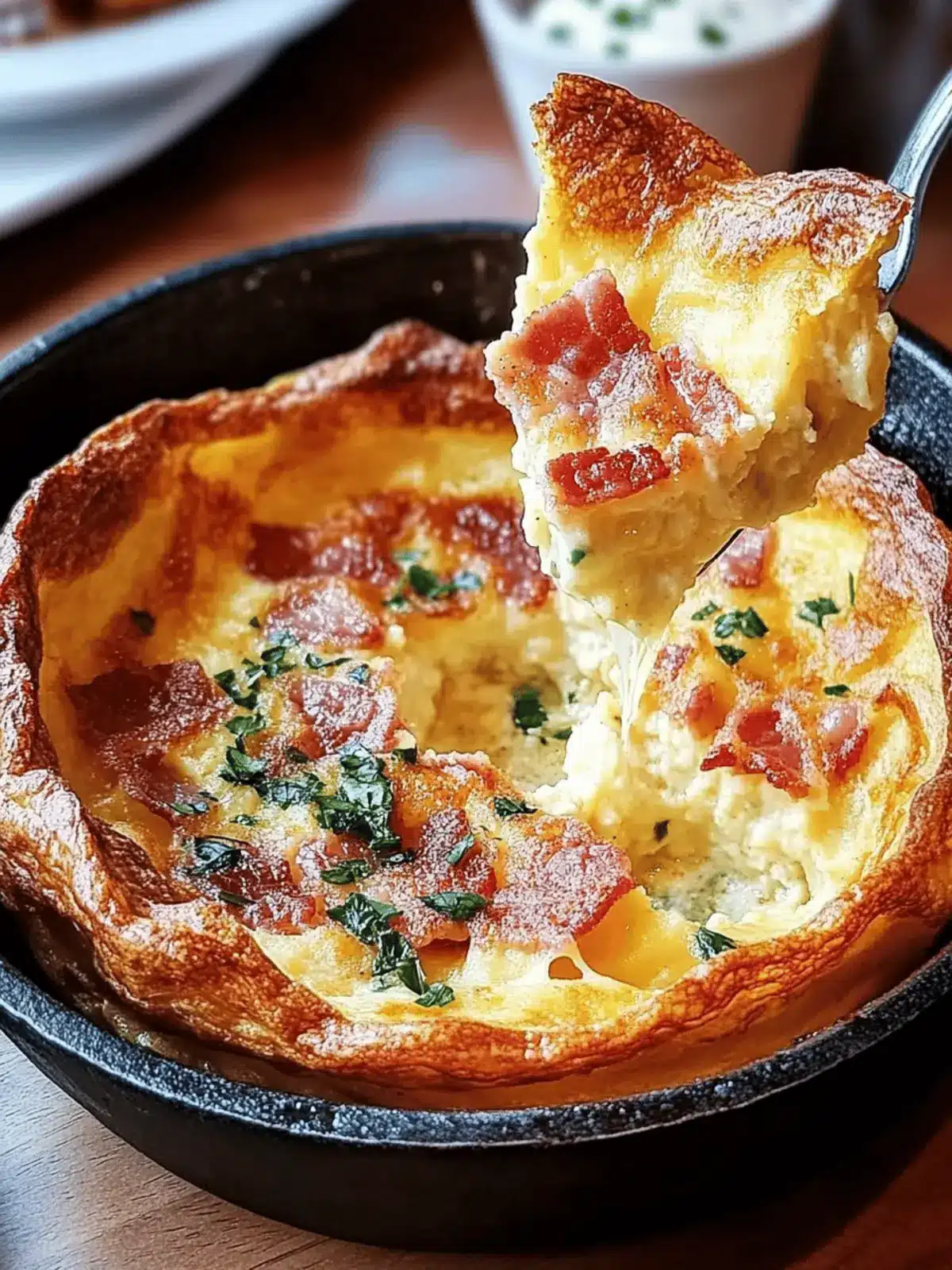 Cheddar Bacon Dutch Baby: Your New Breakfast Obsession 3 Cheddar Bacon Dutch Baby
