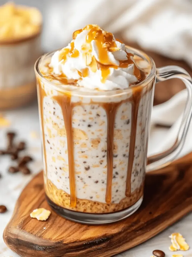 Caramel Macchiato Protein Overnight Oats