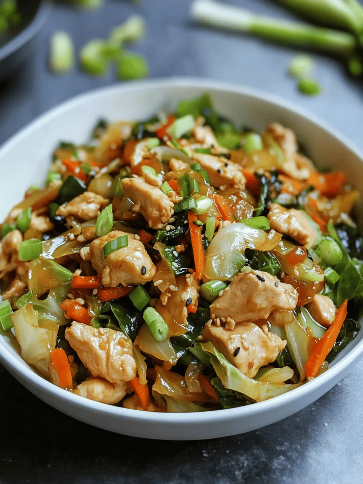 Chicken Cabbage Stir-Fry