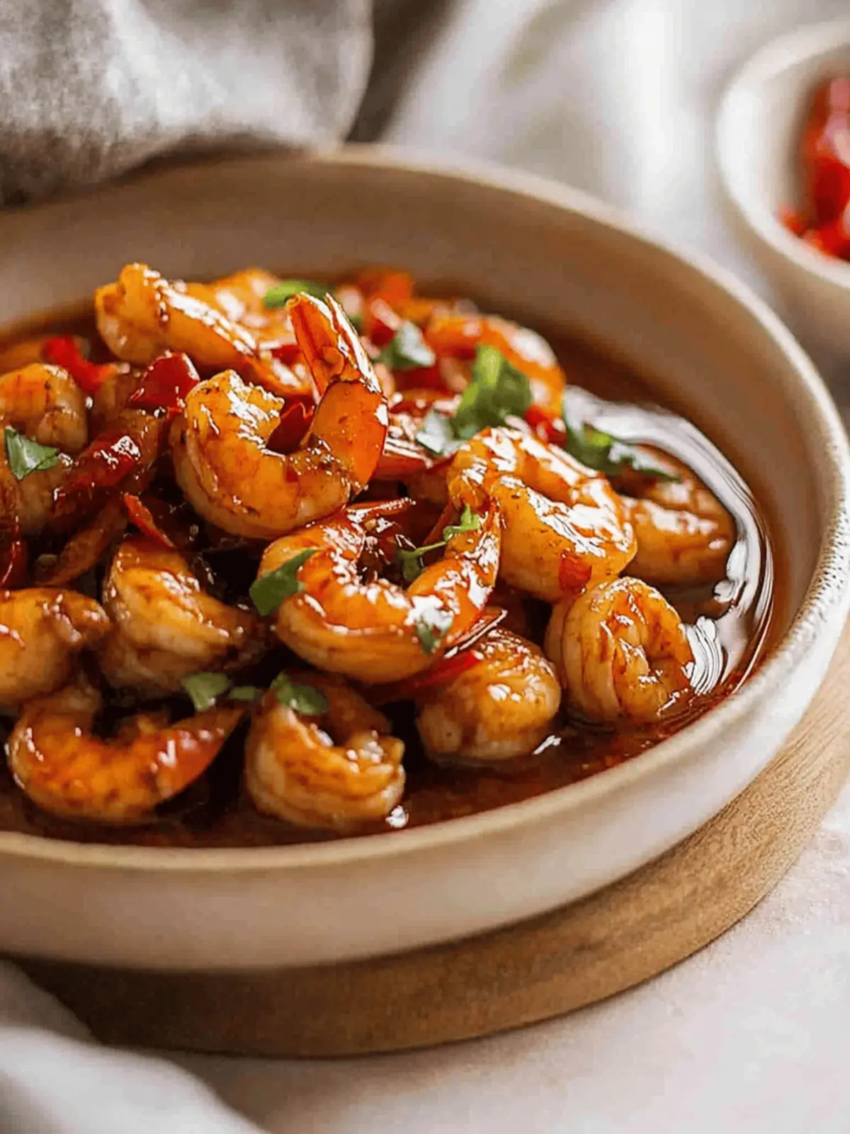 Asian Chilli Garlic Prawns