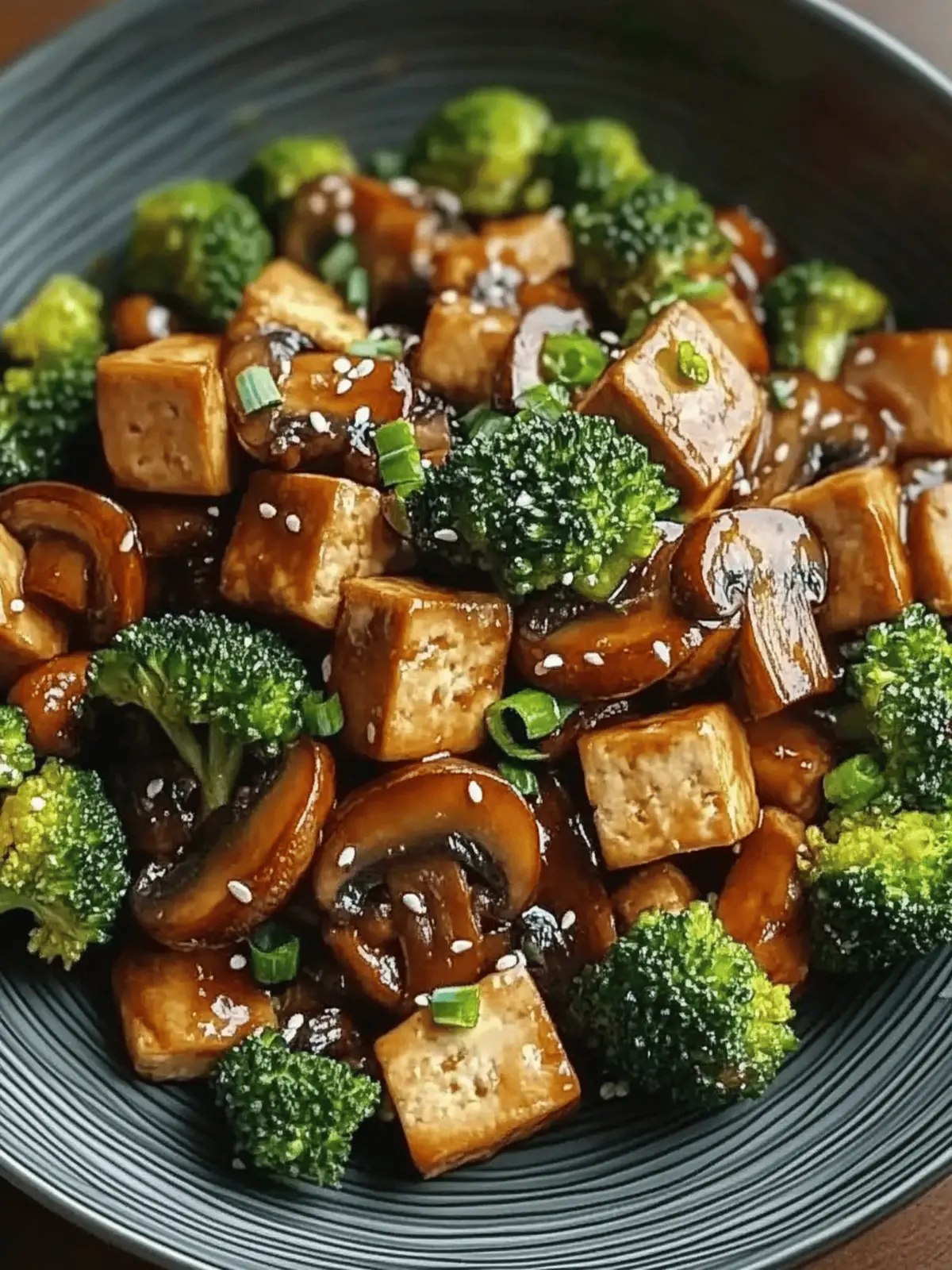 Mushroom and Tofu Stir-Fry (25-Minutes)