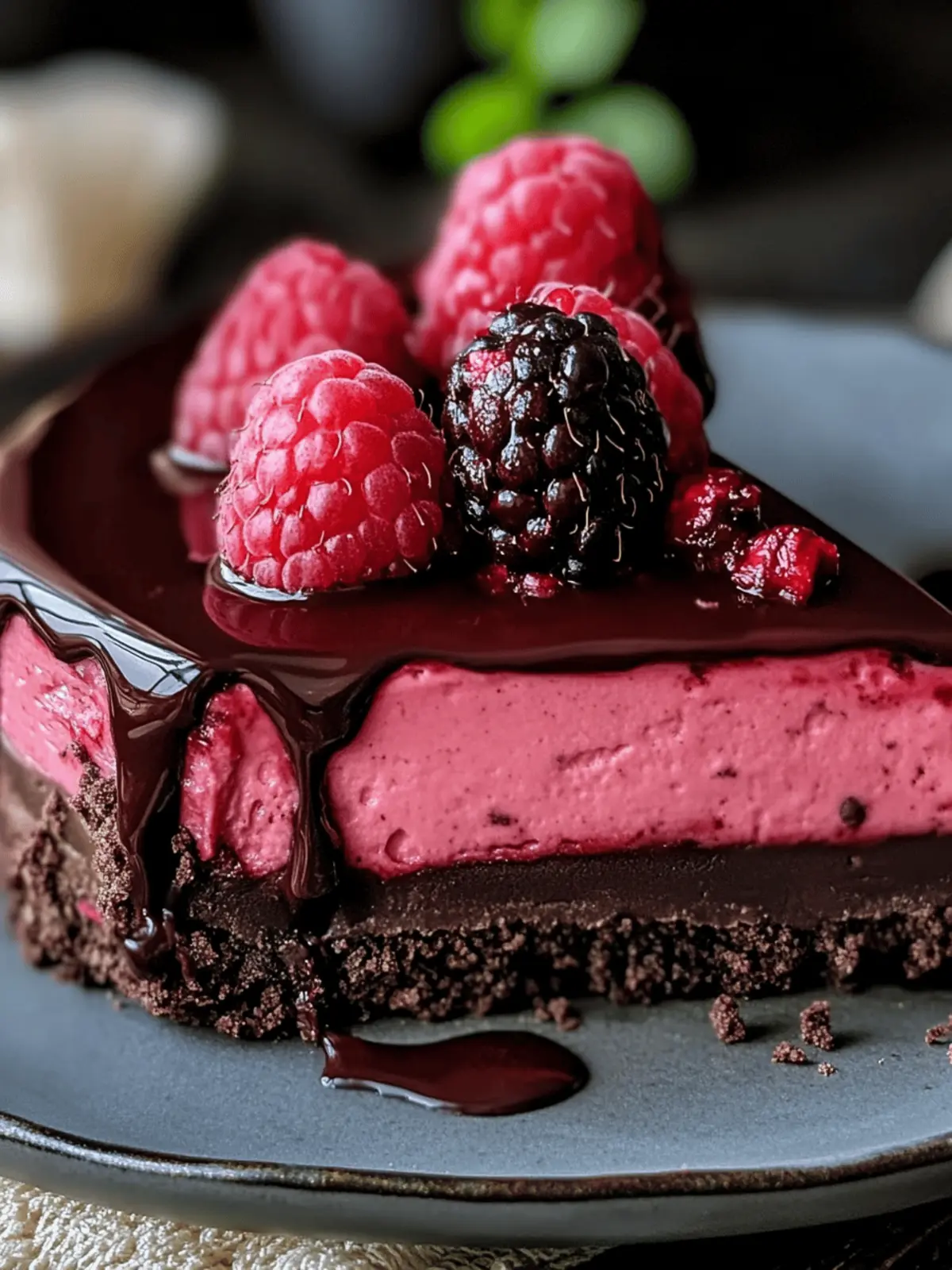 Decadent Dark Chocolate Raspberry Cheesecake to Wow Your Guests 4 Dark Chocolate Raspberry Cheesecake