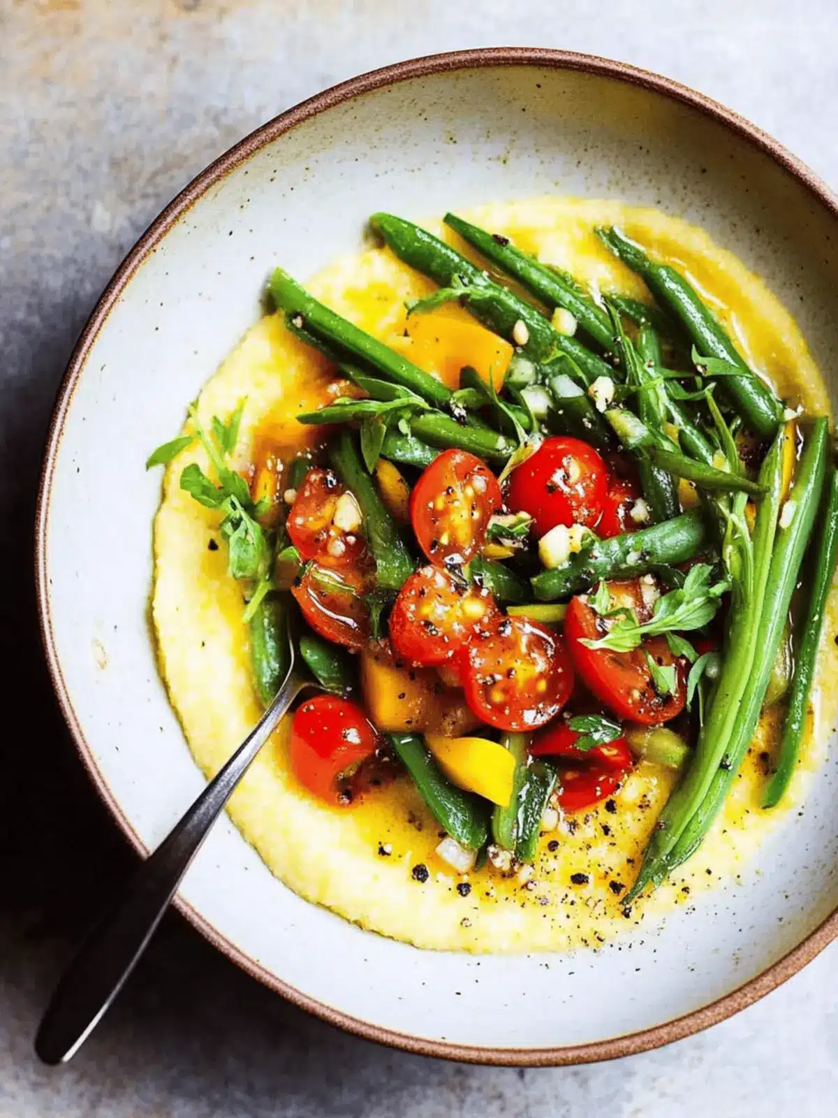Fresh Summer Polenta with Sautéed Farmers Market Veggies 3 Summer Polenta with Sautéed Farmers Market Vegetables