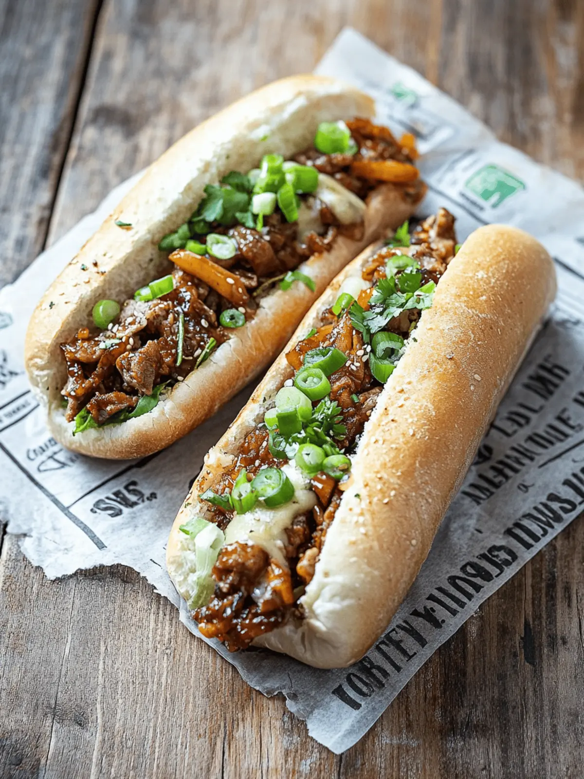 Philly Style Bulgogi Cheesesteak
