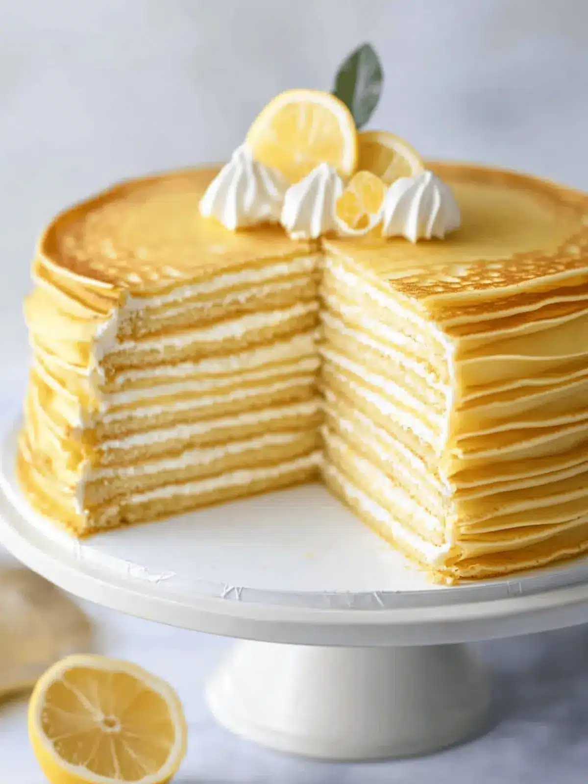 Lemon Crepe Cake