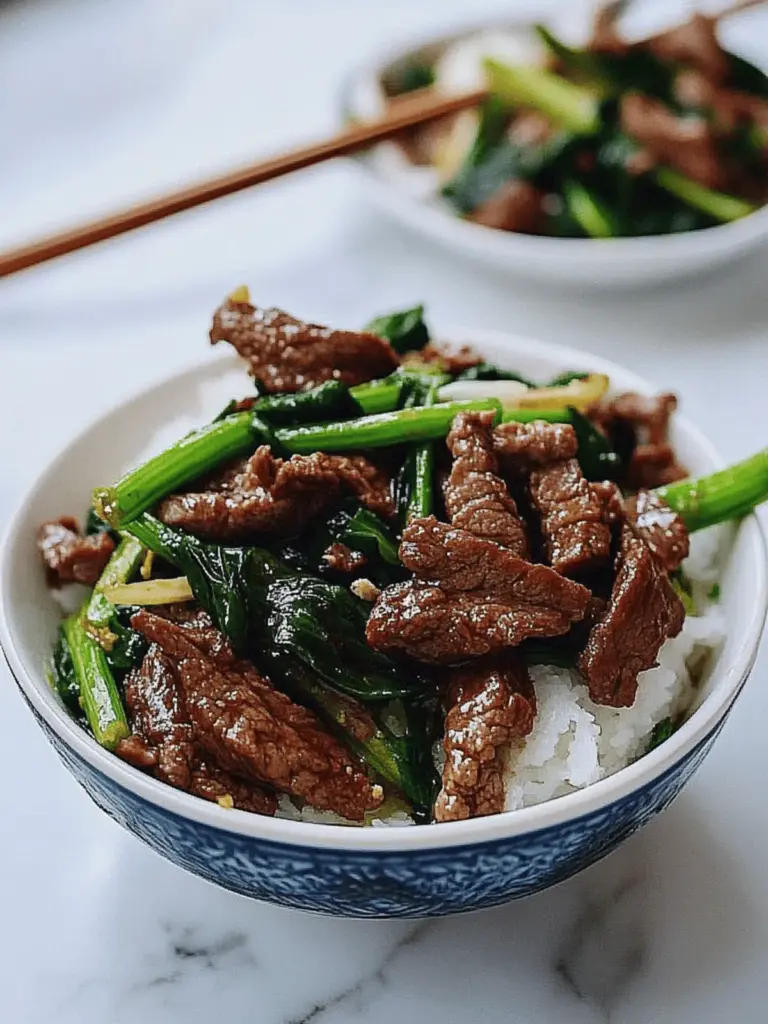Scallion Beef Stir-fry