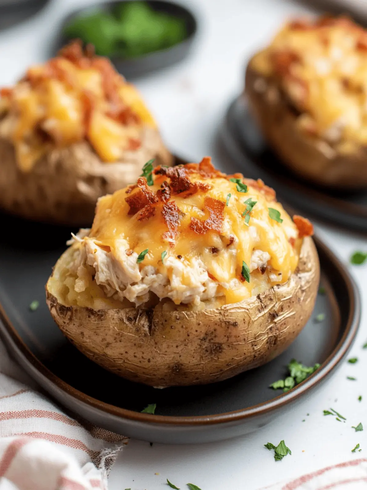 Irresistible Crack Chicken Stuffed Baked Potatoes Recipe 3 Crack Chicken Stuffed Baked Potatoes