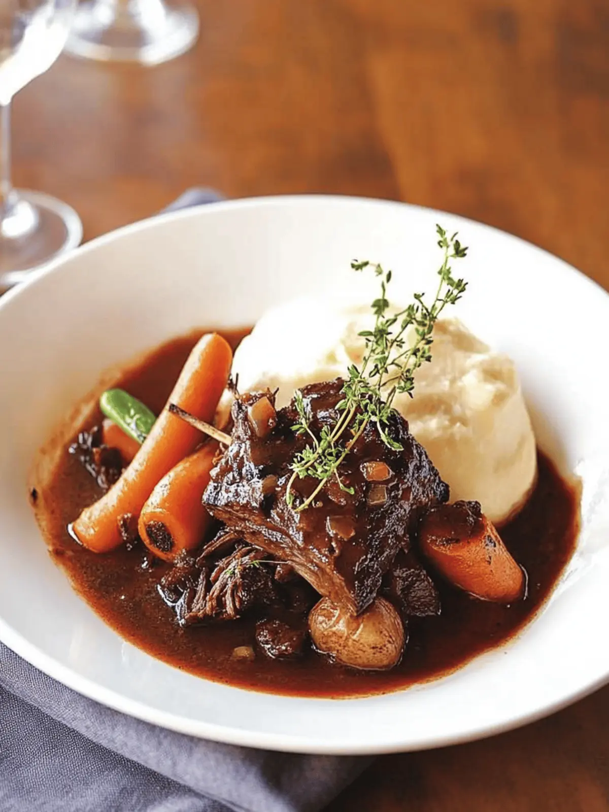 Short Rib Bourguignon