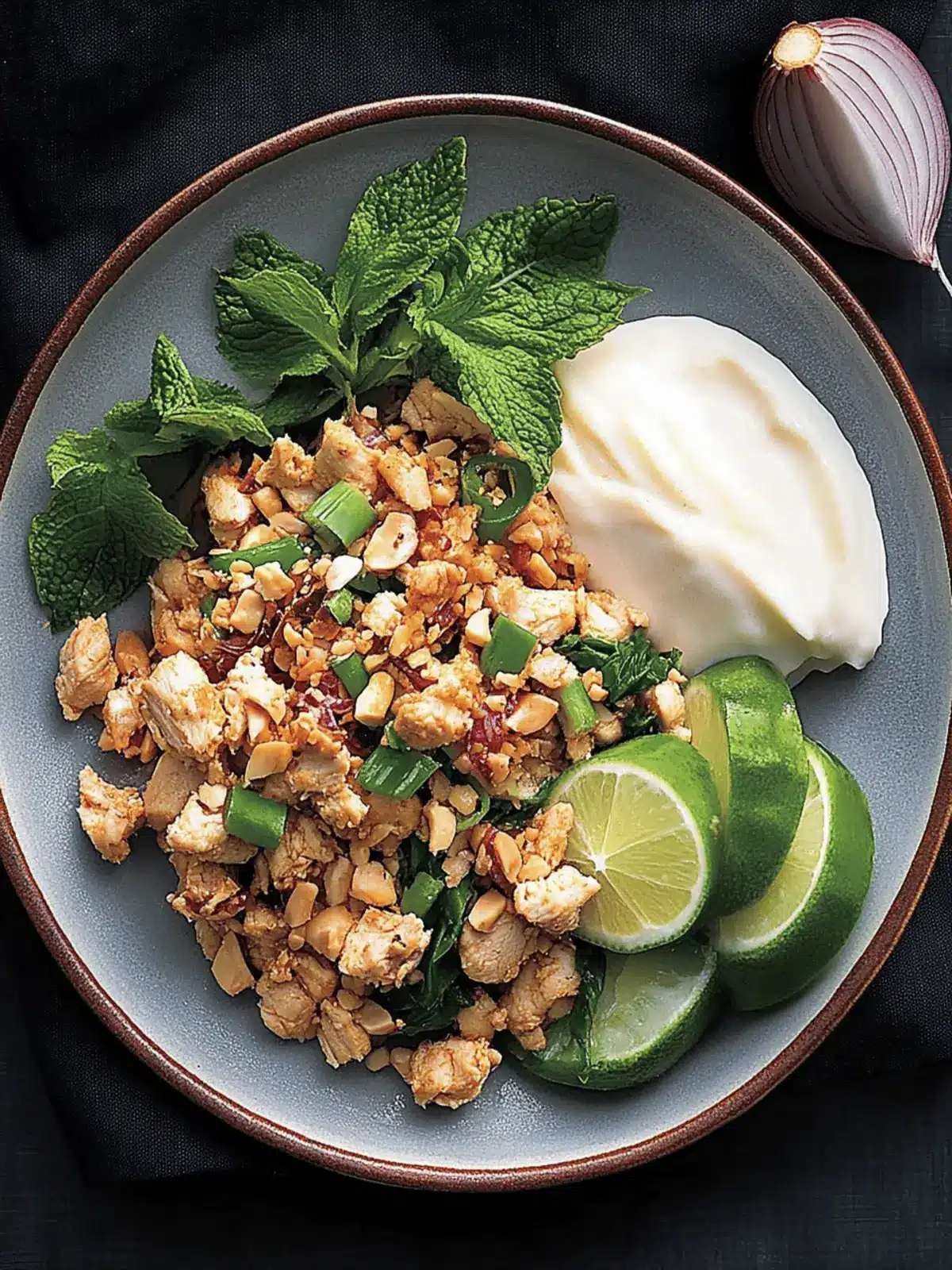 Spicy Thai Chicken Laab Salad for Refreshing Summer Flavors 5 Thai Chicken Laab