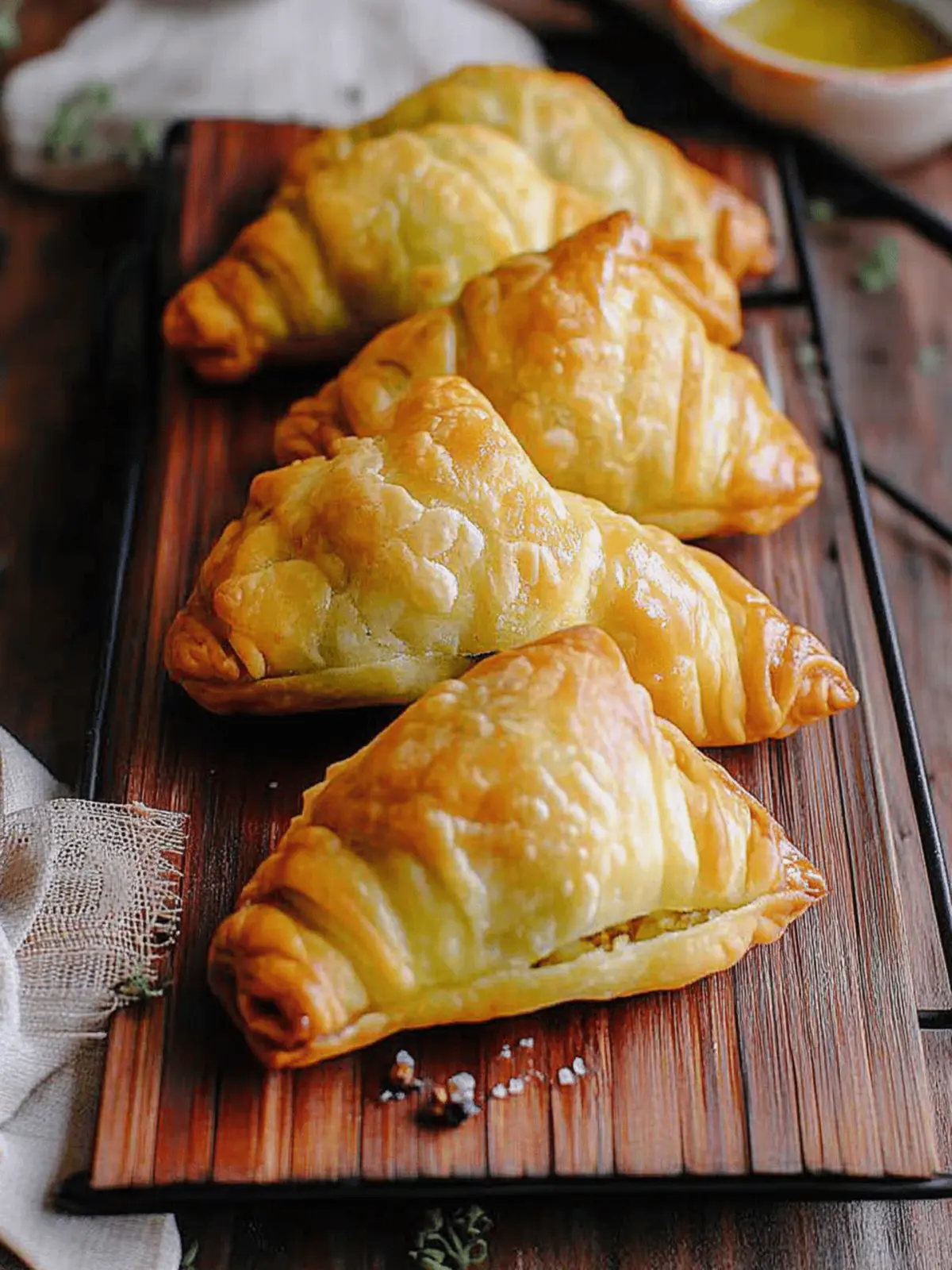 Savory Curry Puffs with Beef: Perfect Party Snack Idea 5 Curry Puffs with Beef