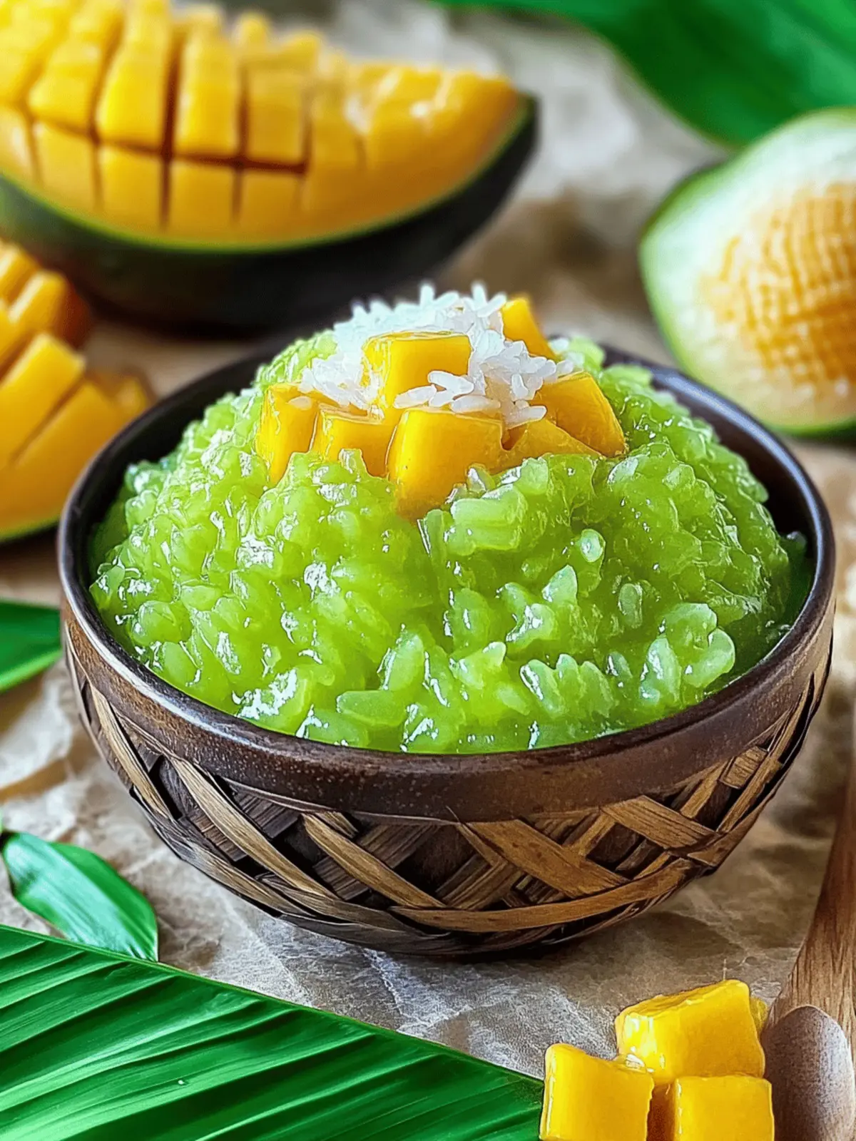 Mango Sticky Rice Dessert