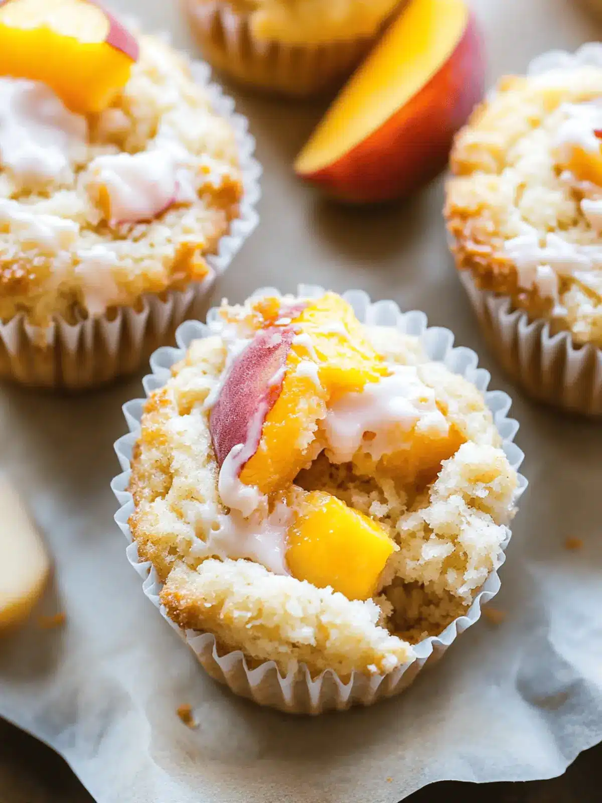 Peaches and Cream Muffins
