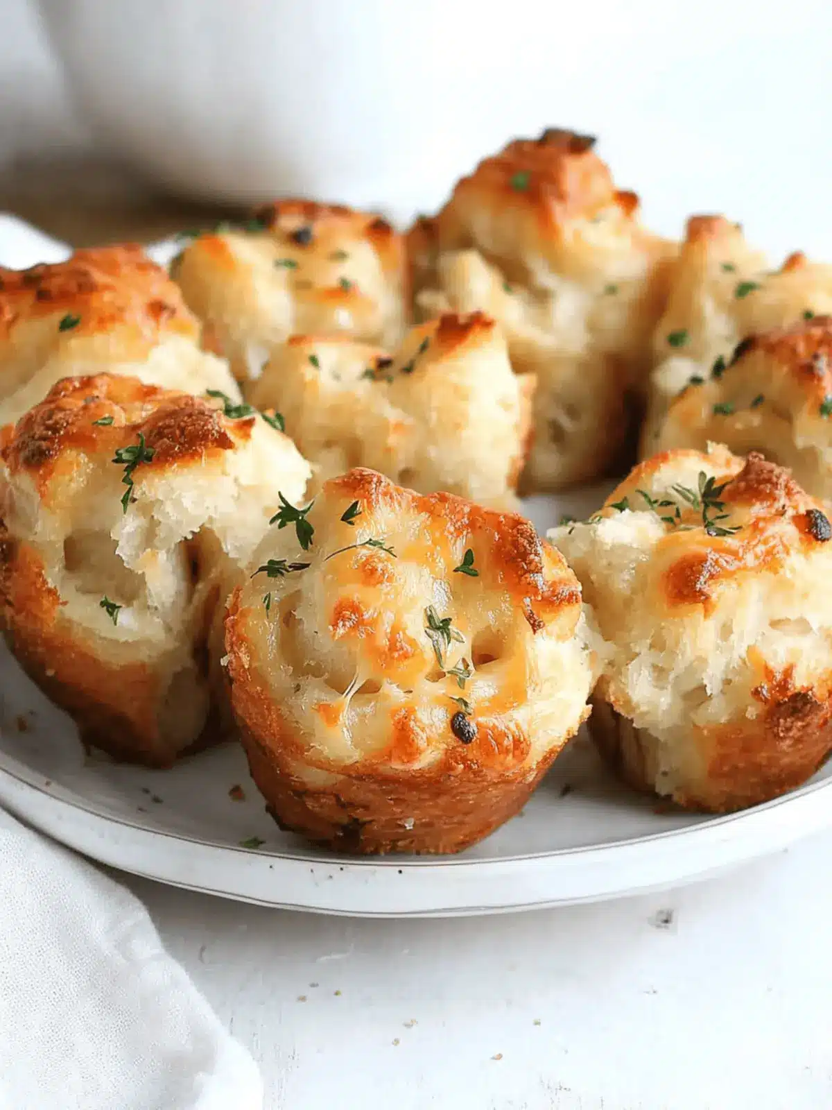 Mini Cheesy Monkey Bread