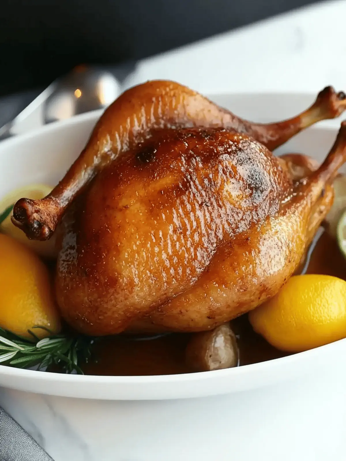 Juicy German Roasted Duck