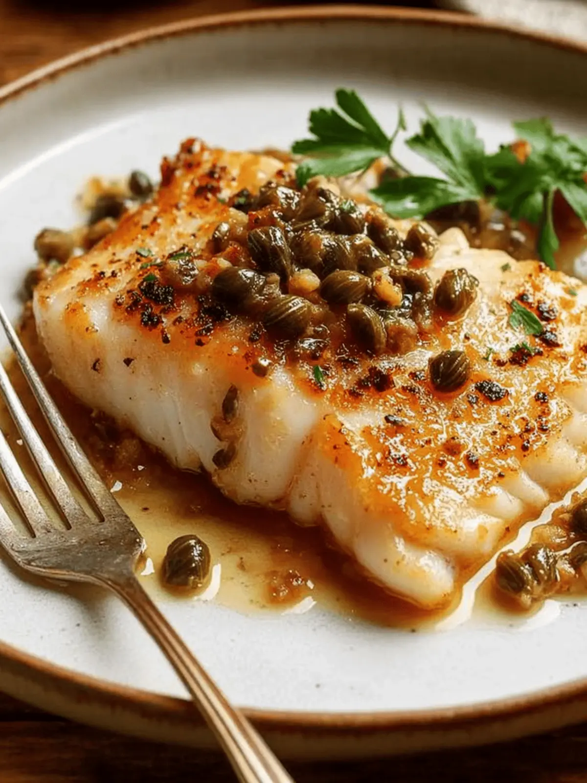 Savor Seared Halibut with Anchovies, Capers and Garlic Tonight 4 Seared Halibut With Anchovies, Capers And Garlic