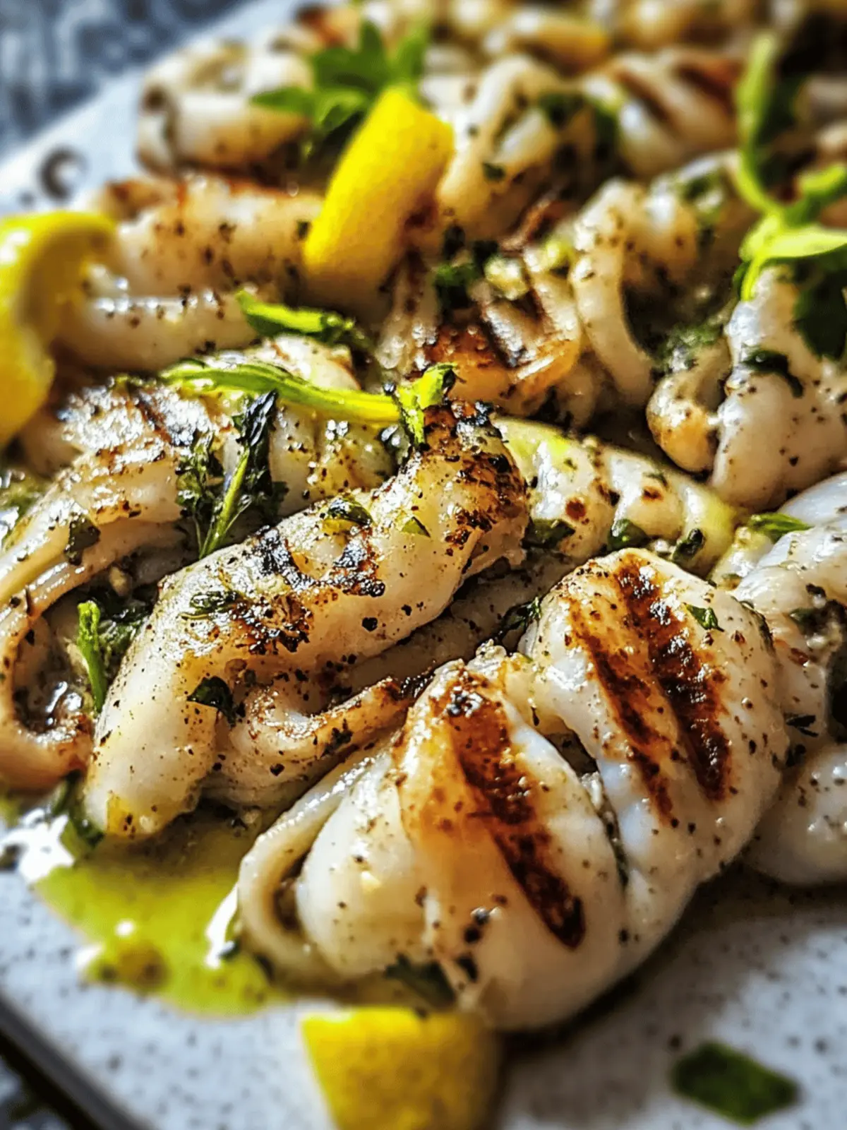 Grilled Calamari: Easy, Flavorful Perfection for Seafood Lovers 3 Grilled Calamari