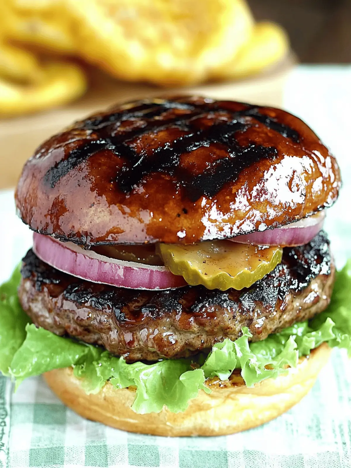 Grilled Teriyaki Burger