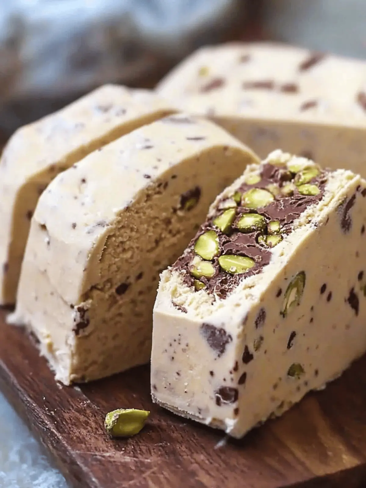 Chocolate Pistachio Semifreddo: Your New Favorite No-Churn Delight 4 Chocolate Pistachio Semifreddo