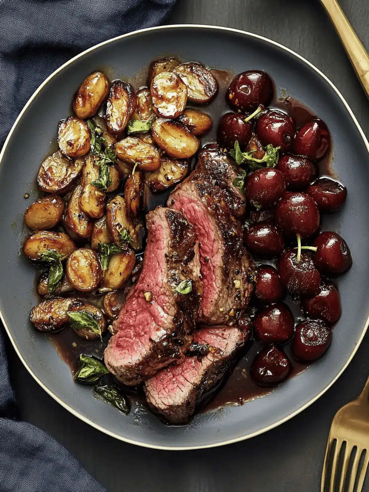 Cherry-Balsamic Sirloin