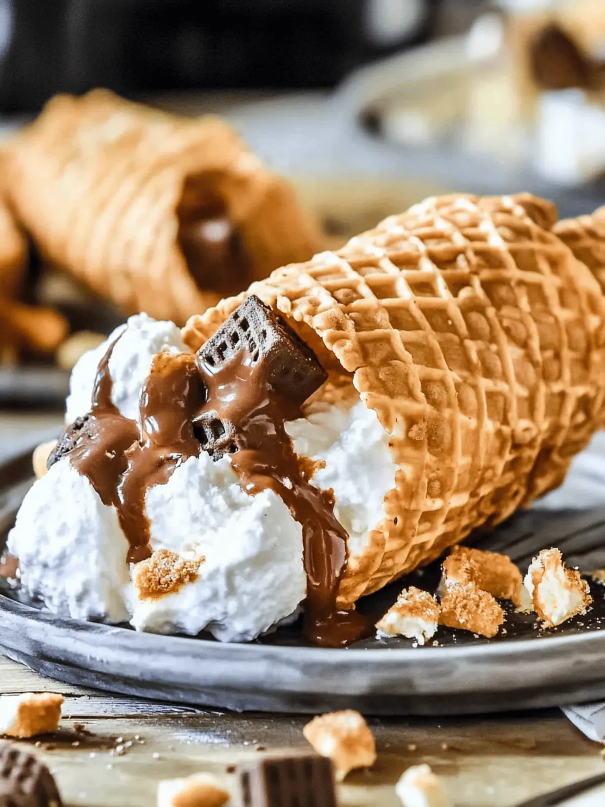 Gluten-Free Campfire S’mores Cones for Sweet Nostalgic Nights 4 Gluten-Free Campfire S’mores Cones