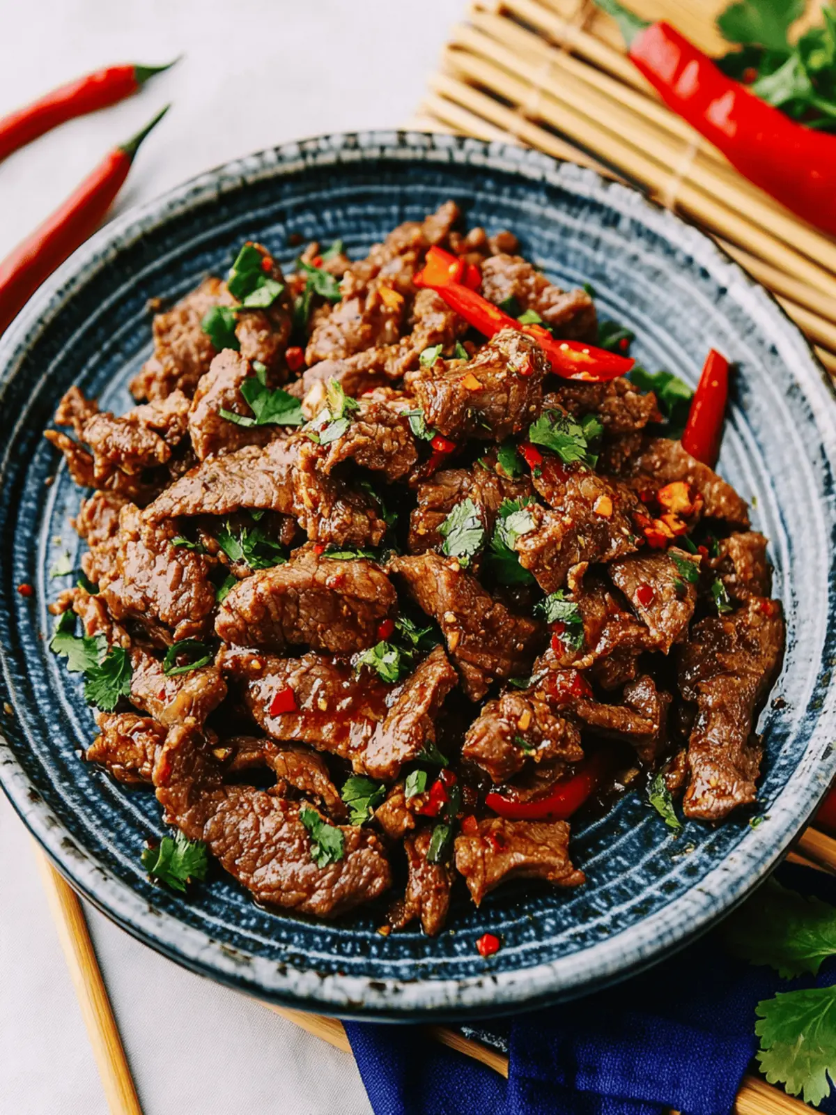 Chinese-style Spicy Beef Salad