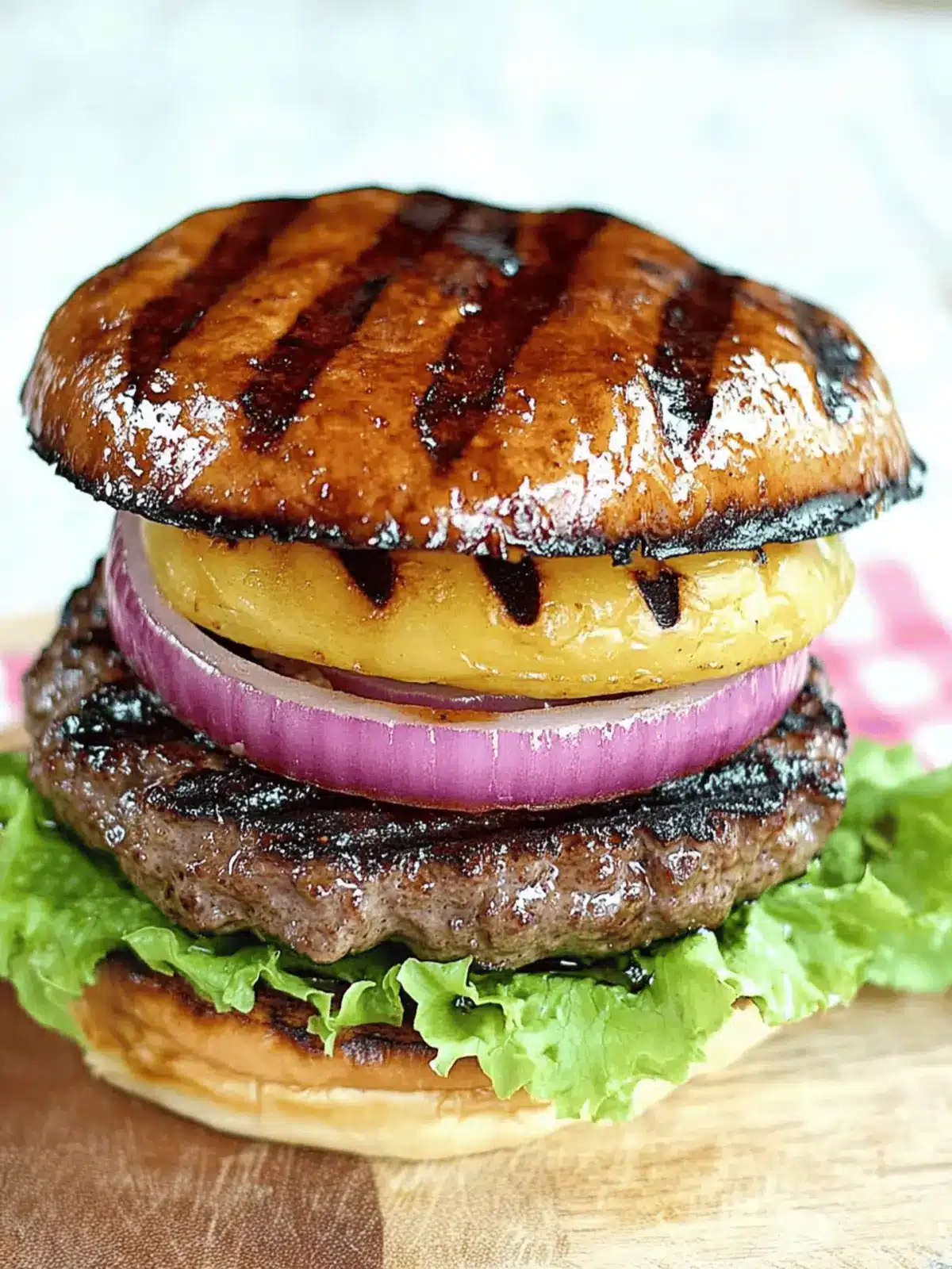 Grilled Teriyaki Burger
