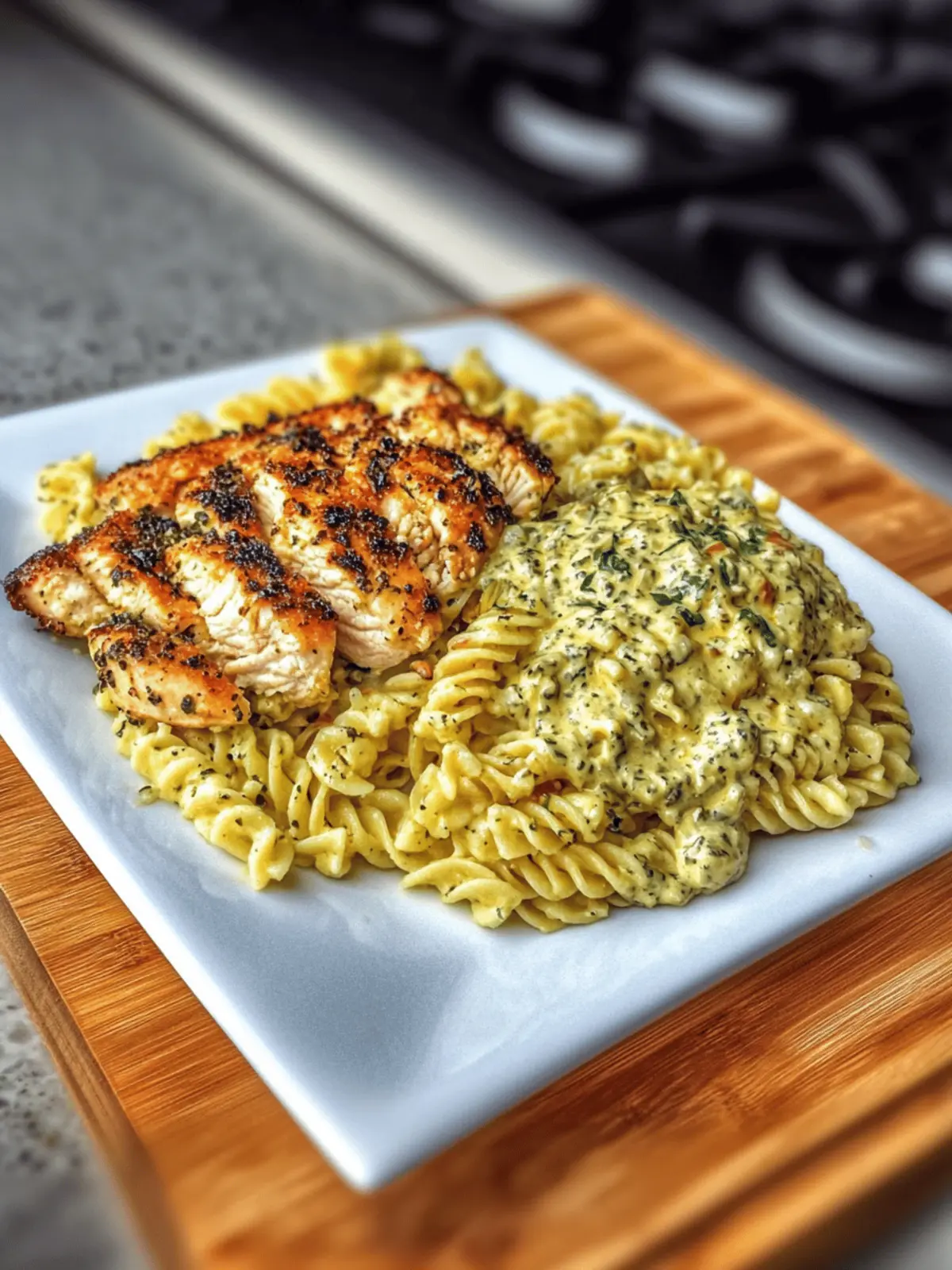 Creamy Garlic Parmesan Chicken Pasta (