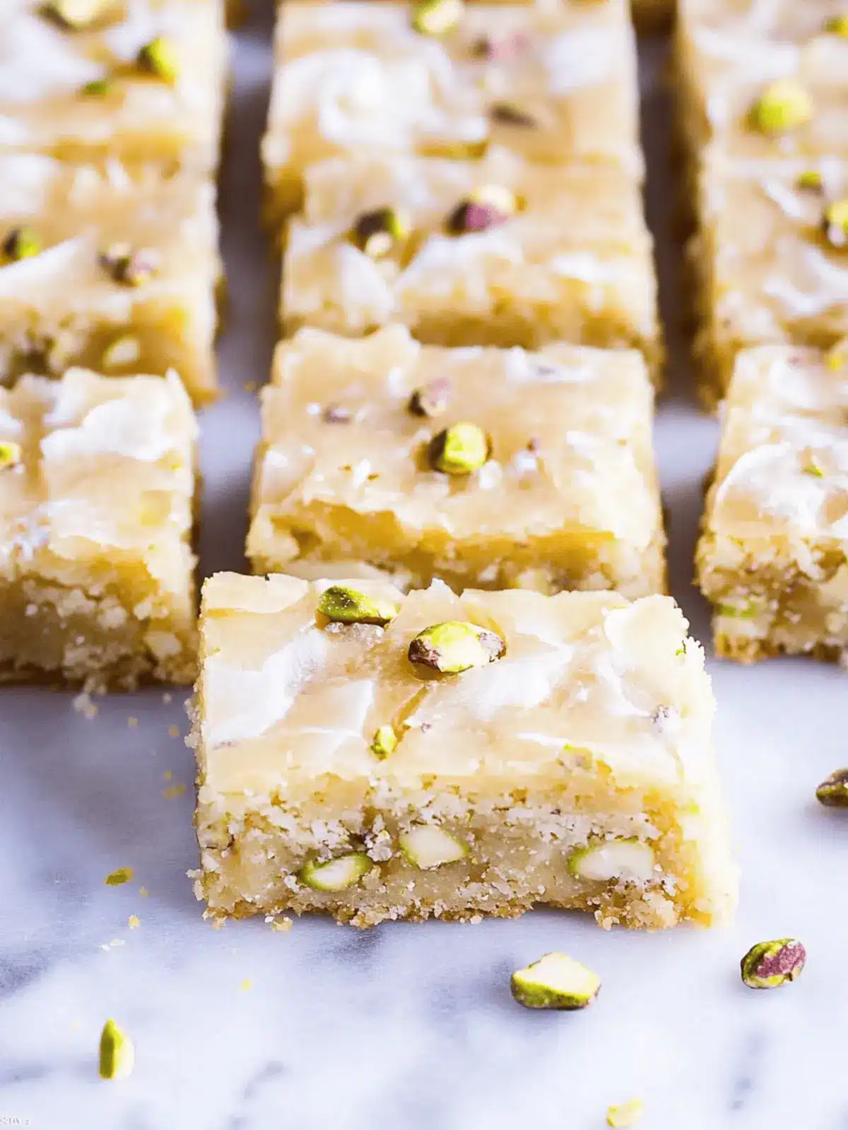 Chewy Lemon Pistachio Blondies That Will Brighten Your Day 4 Lemon Pistachio Blondies