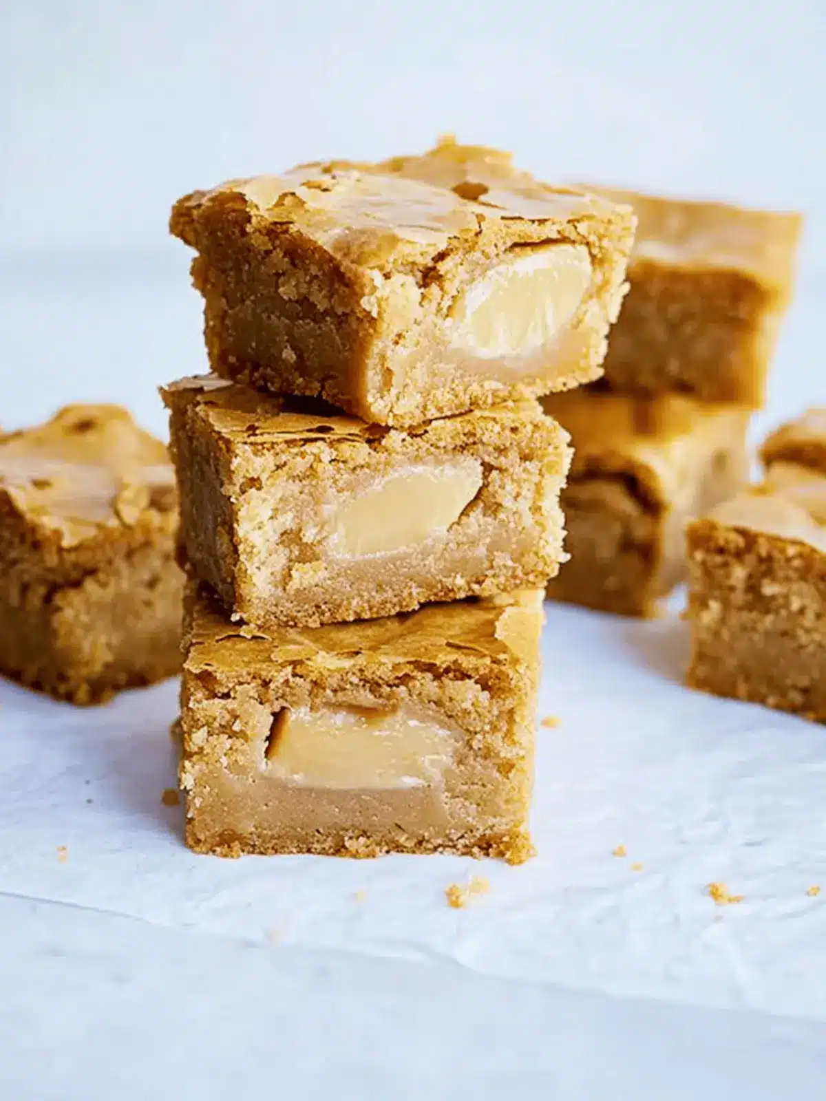 Condensed milk blondies