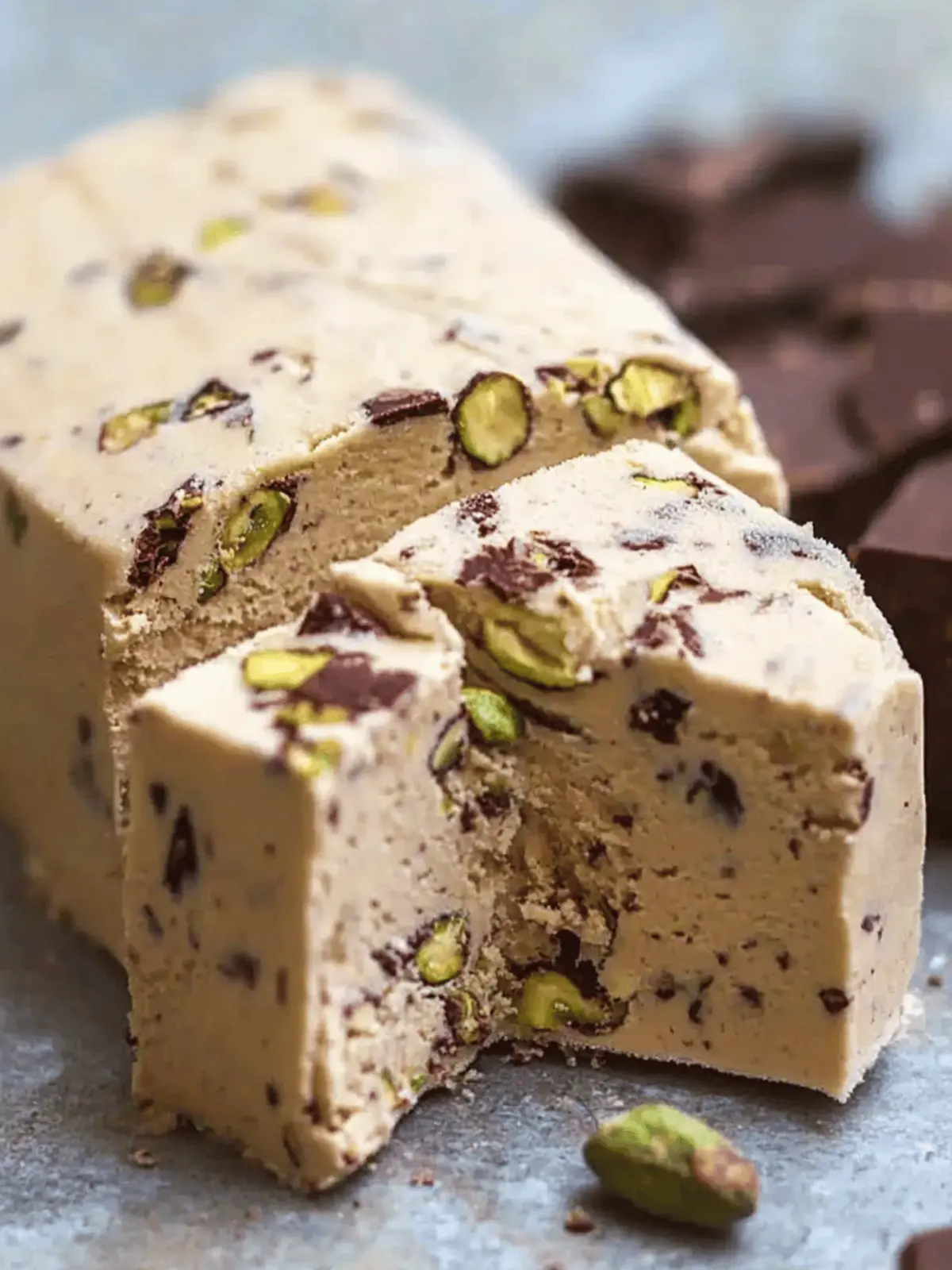 Chocolate Pistachio Semifreddo: Your New Favorite No-Churn Delight 3 Chocolate Pistachio Semifreddo