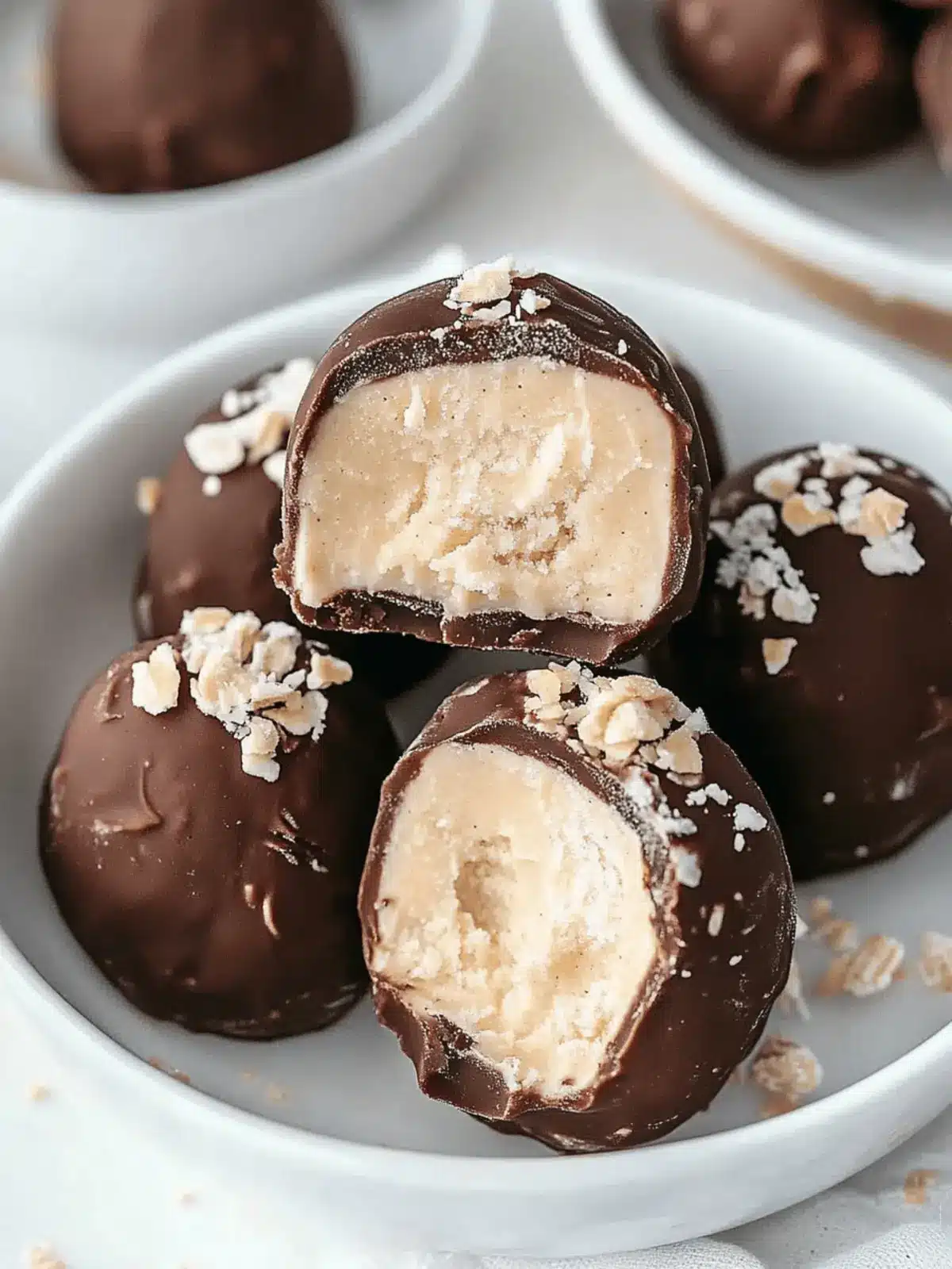 High Protein Frozen Peanut Butter Greek Yogurt Bites