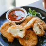 Delicious Blackstone Fried Mozzarella with Homemade Marinara 6 Blackstone Fried Mozzarella